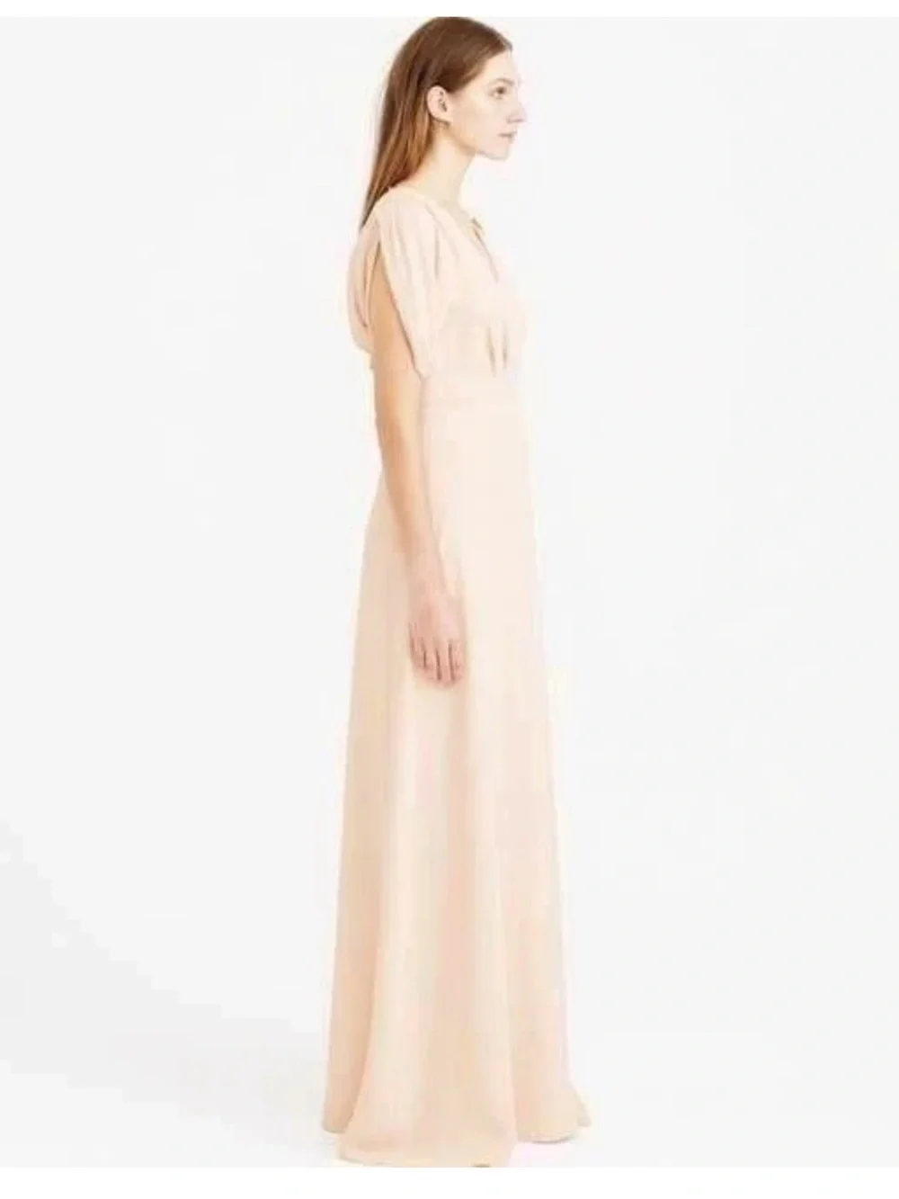 NWT J. Crew Maxi V-Neck Formal Dress - Elegant Evening